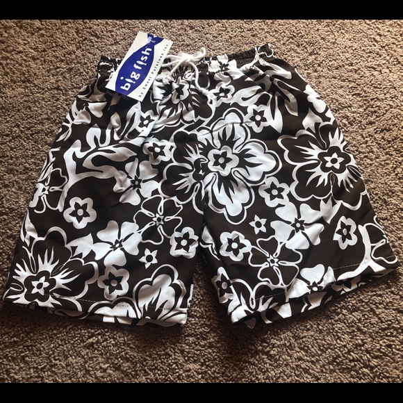 Boys Tee & Swim Trunks | Big Fish by Sweet Potatoes - Picture 3 of 3